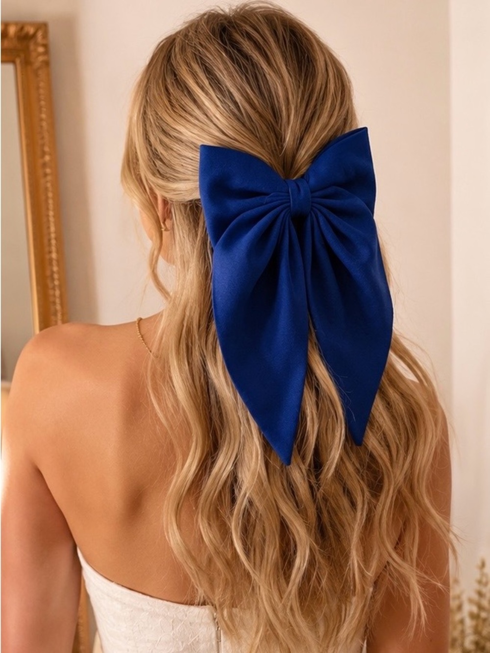 Royal Blue Hair Bow